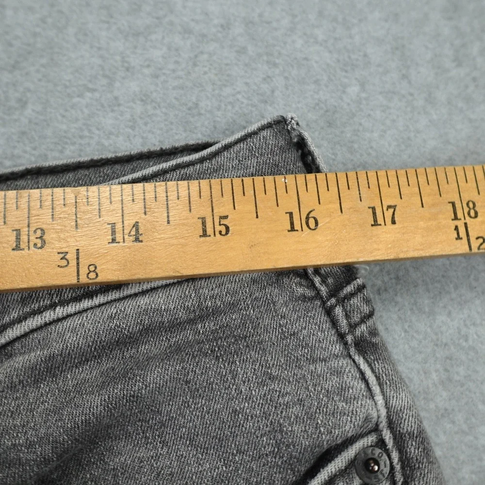 Levis 511 Jeans Mens‎ 33x30 (meas. 32x29)Gray Faded Slim Fit WaterLess Denim